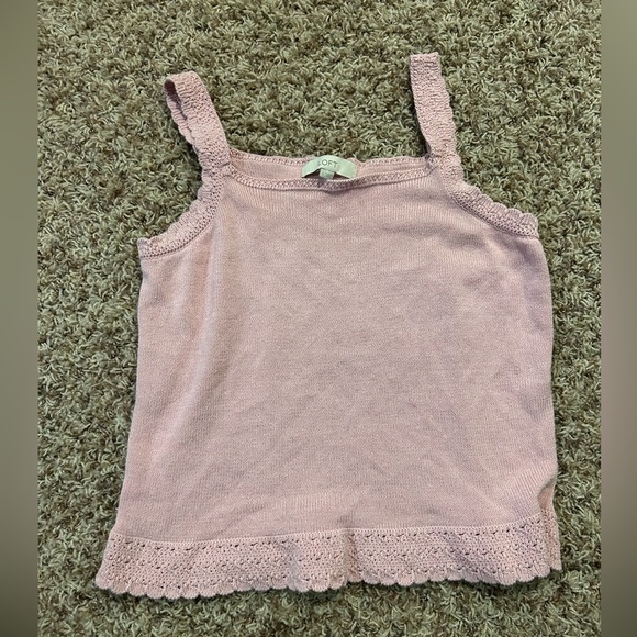 LOFT Tops - LOFT Women’s Size Large Pink Tank